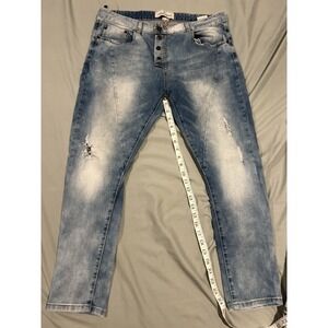 Forgiato Denim Size‎ 36 Men's Blue Jeans Button Fly